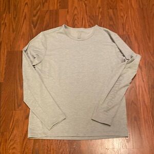 Outerknown Gray Long Sleeve H2O Tee. Size L